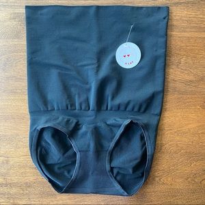 Spanx High Waist Shaping Panty Non Slip Strip Red Hot Large Black NEW